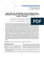 Analysis of Unsteady Heat Conduction Through Short Fin With Applicability of Quasi Theory