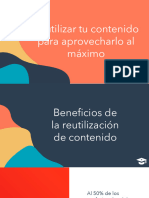 Lección 7 - Reutilizar Tu Contenido para Aprovecharlo Al Máximo - Diapositivas