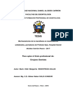 Tesis: Escuela de Formación Profesional de Odontología