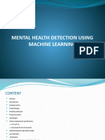 Mental Health Detection Using Machine Learning