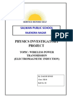 Physics Investigatory Project