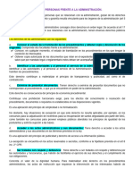 Los Derechos de Las Personas Frente A La Administración