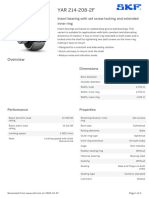 SKF YAR 214-208-2F Specification