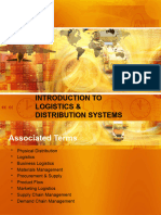 Logistics - Session 1