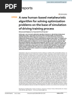 A New Human Based Metaheuristic Algorithm For Solving Optimization Problems On The Base of Simulation of Driving Training Process