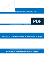 Lecture - 3 - 4 - Determination of Economic Activity