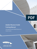 Junior Museum Guide Training Manual