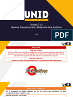 Unidad 2 y 3 Normas, Procedimientos y Desarrollo de Auditoría