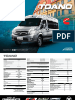 Foton Ficha Tecnica Vans Toano 2022