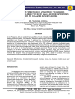 DTI Development Framework in Application To Business Operations Among Selected Micro Small Medium Enterprises