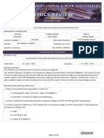 QSF OIR 032 Ethics Review Committee Form ERC Form REV001