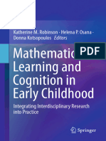 Mathematical Learning and Cognition in Early Childhood