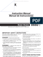 EuroPro 8660 Sewing Machine Instruction Manual