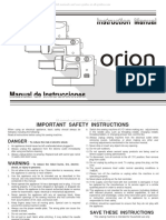 EuroPro Orion Series Sewing Machine Instruction Manual