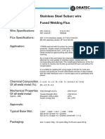 DT-1.4462 WP 380: Stainless Steel Subarc Wire Fused Welding Flux