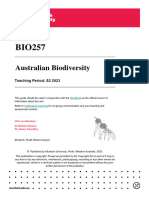 BIO257 Unit Outline (Unit Information and Learning Guide) 2023 4