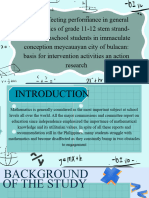 Factors Affecting Performance in General Mathematics