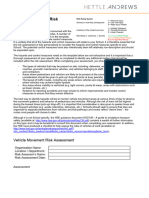 Vehicle Movement Risk Assessment Schools 1 2