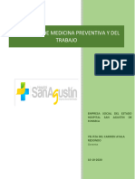 Programa de Medicina Preventiva y Del Trabajo