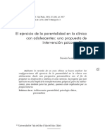 El Ejercicio de La Parentalidad en La Clínica