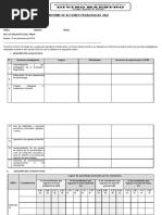 Informe de Acciones Pedagógicas - Secundaria