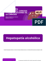 Hepatopatía Alcohólica, Cirrosis y Complicaciones de La Cirrosis