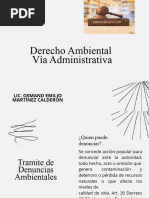 Derecho Ambiental Vía Administrativa Clases 30 Sep. y 07 Oct.