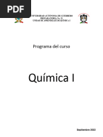 Programa de Quimica I