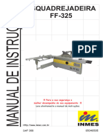 Manual Esquadrejadeira Ff325 Port 03 Serie 0097 0144 Sap 308 Llzwwz3d1y