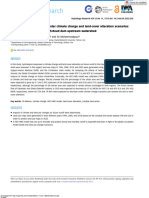 Future Runoff Assessment Under Climate Change and Land-Cover Alteration Scenarios