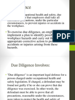 Due Diligence