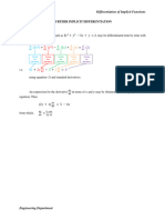 5.4 Further Implicit Differentiation