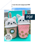 Capuchino de Gato Kawaii Amigurumi PDF Patron Gratis