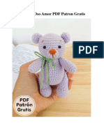 Amigurumi Oso Amor PDF Patron Gratis