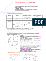 Éléments de Base de La Géométrie