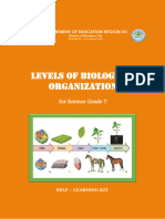 Science7 - q2 - slk3 - Level of Biological Organization - v1