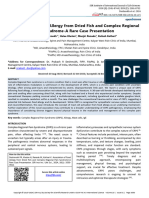 Association Food Allergy Dried Fish Complex Regional Pain Syndrome