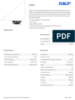 SKF 6312 Specification