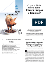 O Que A Biblia Ensina Sobre Carnes Limpas e Imundas - 0