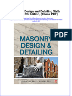 EBOOK Masonry Design and Detailing Sixth Edition 6Th Edition Ebook PDF Download Full Chapter PDF Kindle