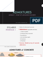 AJM MODULE1 Admixtures BMC