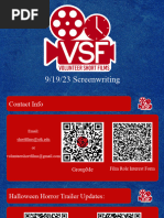 VSF 9 19 23 Screenwriting