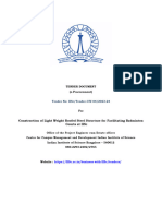 Tender Document (E-Procurement)