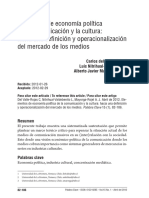 37-Rojas, C. - Elementos de Economía Política de La Comunicación y La Cultura - Hacia Una Definición y Operacionalización Del Mercado de Los Medios