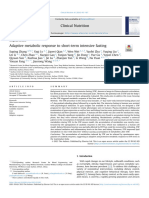 Adaptive Metabolic Response To Short Term Intensive Fa - 2024 - Clinical Nutriti