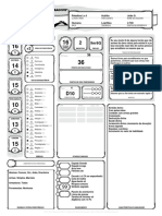 Ficha Automaticamente D&D - Humana Paladina