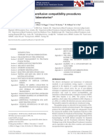 Transfusion Medicine - 2012 - Guidelines For Pre Transfusion Compatibility Procedures in Blood Transfusion Laboratories