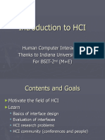 Lecture 10 - Introduction of HCI