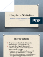 Chapter 4 Statistics