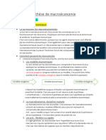 Synthese de Macroeconomie